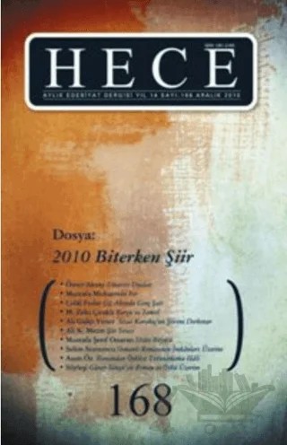 Hece Aylık Edebiyat Dergisi Sayı: 168 – Hece Dergisi kitap kapağı
