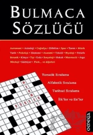 Bulmaca Sözlüğü – Derleme – Omega kitap kapağı