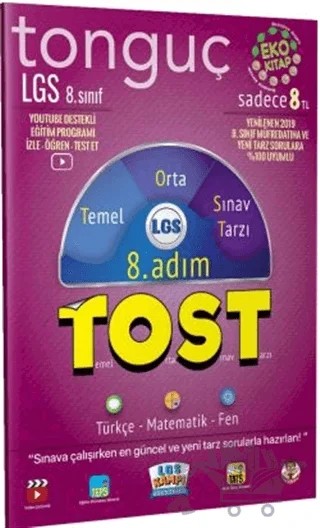 LGS TOST 8. Adım – Kolektif – Tonguç Akademi kitap kapağı