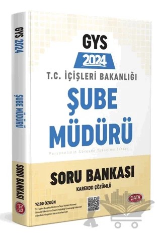 T.C. İçişleri Bakanlığı Şube Müdür GYS Soru Bankası - Karekod Çözümlü – Kolektif – Data Yayınları kitap kapağı