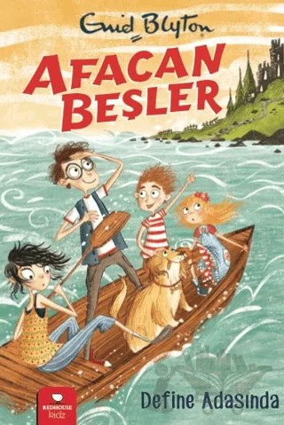 Afacan Beşler Define Adasında – Enid Blyton – Redhouse Kidz Yayınları kitap kapağı
