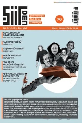 Şiirden İki Aylık Şiir Dergisi Sayı: 76 Mart - Nisan 2023 – Şiirden Yayıncılık kitap kapağı