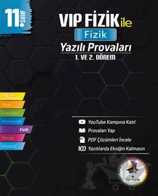 11. Sınıf Fizik Yazılı Provaları – Kolektif – Tonguç Akademi kitap kapağı