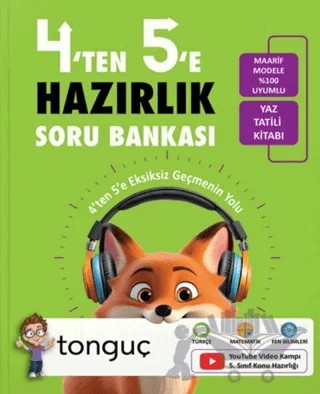 4'ten 5'e Hazırlık Kitabı – Kolektif – Tonguç Akademi kitap kapağı