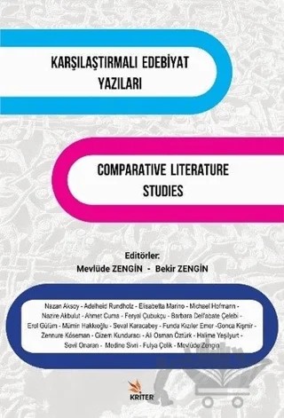 Karşılaştırmalı Edebiyat Yazıları – Kolektif – Kriter Yayınları kitap kapağı