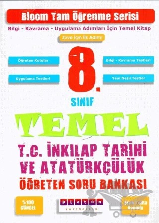 8. Sınıf T.C. İnkılap Tarihi ve Atatürkçülük Öğreten Soru Bankası – Kolektif – Platon Yayıncılık kitap kapağı