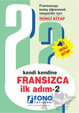 Fransızca İlk Adım 2 – Aydın Karaahmetoğlu – Fono Yayınları kitap kapağı