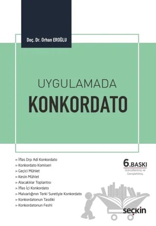 Uygulamada Konkordato – Orhan Eroğlu – Seçkin Yayıncılık kitap kapağı