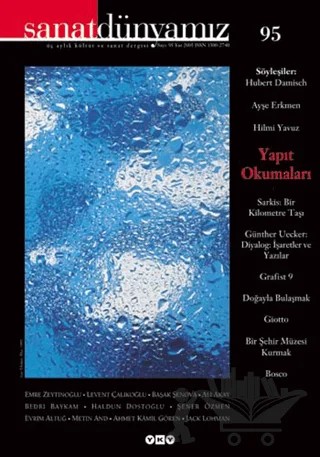Sanat Dünyamız Sayı 95 – Yapı Kredi Yayınları kitap kapağı