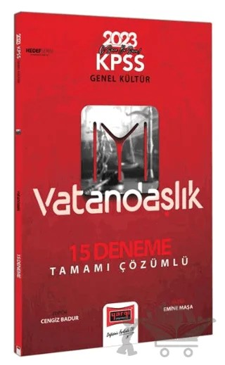 2023 KPSS Genel Kültür Hedef IYI Serisi Vatandaşlık Tamamı Çözümlü 15 Deneme – Emine Maşa – Yargı Yayınevi kitap kapağı