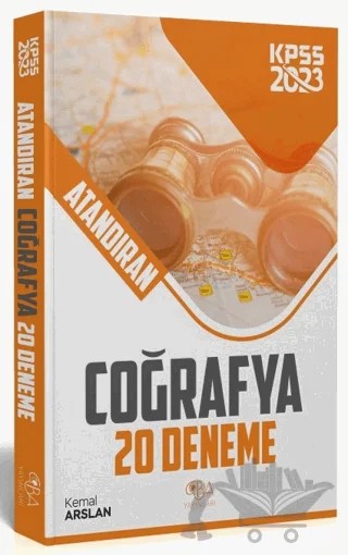 2023 KPSS Coğrafya Atandıran 20 Deneme - Kemal Arslan CBA Yayınları – Kemal Arslan – CBA Akademi kitap kapağı