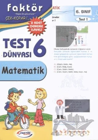 6. Sınıf Matematik Test Dünyası – Kolektif – Faktör Yayınları kitap kapağı