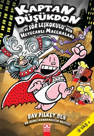 Kaptan Düşükdon 12. Kitap – Dav Pilkey – Altın Kitaplar kitap kapağı