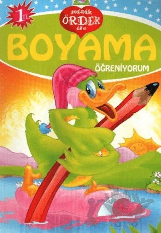 Minik Ördek İle Boyama Öğreniyorum – Kolektif – Kirpi Yayıncılık kitap kapağı