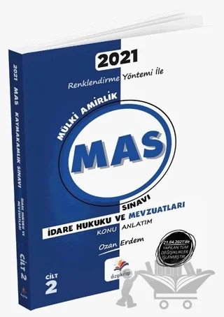 MAS Renklendirme Yöntemi İle İdare Hukuku ve Mevzuatları Konu Anlatımı – Ozan Erdem – Dizgi Kitap kitap kapağı