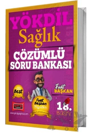 2025 YÖKDİL Sağlık Detaylı Çözümlü Soru Bankası – Fuat Başkan – Yargı Yayınevi kitap kapağı