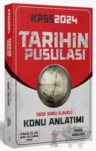CBA Yayınları 2024 KPSS Tarihin Pusulası Konu Anlatımı - İsmail Adıgüzel CBA Yayınları – İsmail Adıgüzel – CBA Akademi kitap kapağı
