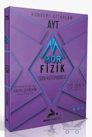 AYT Fizik Mor Soru Kütüphanesi – Kolektif – Paraf Yayınları kitap kapağı
