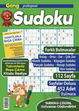 Maxi Gong Profesyonel Sudoku 7 – Kolektif – Maxi Yayıncılık kitap kapağı