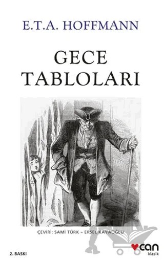 Gece Tabloları – Ernst Theodor Amadeus Hoffmann – Can Yayınları kitap kapağı