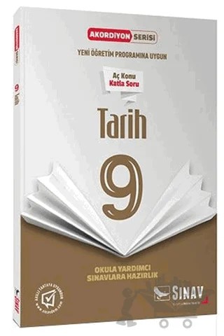 9. Sınıf Tarih Akordiyon Kitap – Kolektif – Sınav Yayınları kitap kapağı