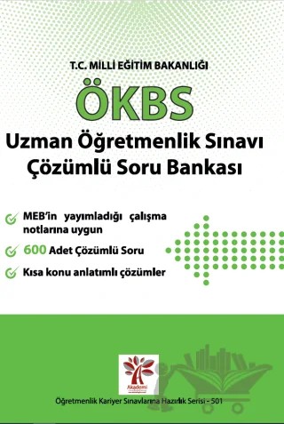 ÖKBS Uzman Öğretmenlik Sınavı Çözümlü Soru Bankası – Kolektif – Akademi Consulting Training kitap kapağı