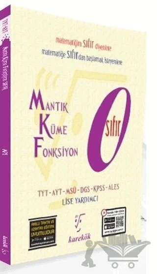 Mantık Küme Fonksiyon Sıfır – Kolektif – Karekök Yayıncılık kitap kapağı