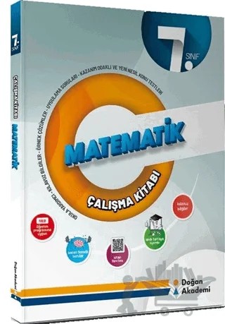 7. Sınıf Matematik Çalışma Kitabı – Hasan Önbey, Turabi Zerol – Doğan Akademi kitap kapağı