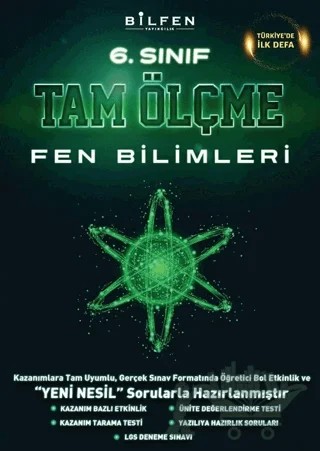 6. Sınıf Fen Bilimleri Tam Ölçme Soru Bankası – Kolektif – Bilfen Yayıncılık kitap kapağı