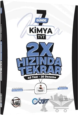 TYT Kimya 2X Hızında Tekrar Deneme – Kubilay Kaptan, Mehmet Erdem – Oktet Yayınları kitap kapağı