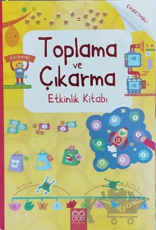 Toplama ve Çıkarma Etkinlik Kitabı – Kolektif – 1001 Çiçek Kitaplar kitap kapağı