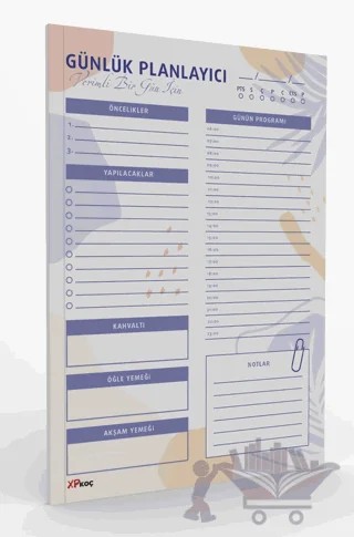 Günlük Planlayıcı Çek Kopar- Evde, Okulda, İşte – Kolektif – XP Koç kitap kapağı