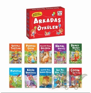 Arkadaş Öyküler (10 Kitap + Soru Kitapçığı) – Kolektif – Bıcırık Yayınları kitap kapağı