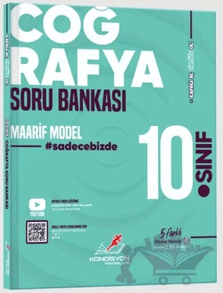 10. Sınıf Virtüöz Coğrafya Soru Bankası – Kolektif – Kondisyon Yayınları kitap kapağı