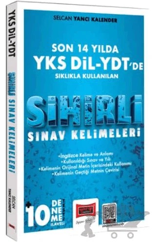 YKS-Dil ve YDT İçin Son 14 Yılda Sıklıkla Kullanılan Sihirli Sınav Kelimeleri – Selcan Yancı Kalender – Yargı Yayınevi kitap kapağı