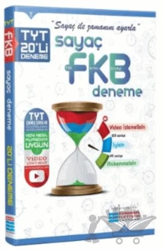 TYT Fizik Kimya Biyoloji FKB Sayaç Video Çözümlü 20'li Deneme – Kolektif – Evrensel İletişim Yayınları kitap kapağı