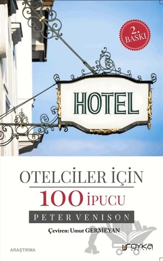 Otelciler İçin 100 İpucu – Peter Venison – Soyka Yayınevi kitap kapağı