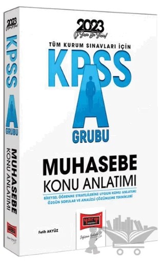 Yargı Yayınları 2023 KPSS A Grubu Muhasebe Konu Anlatımı – Kolektif – Yargı Yayınevi kitap kapağı
