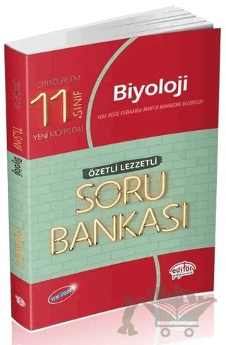 11. Sınıf Biyoloji Özetli Lezzetli Soru Bankası – Kolektif – Editör Yayınevi kitap kapağı