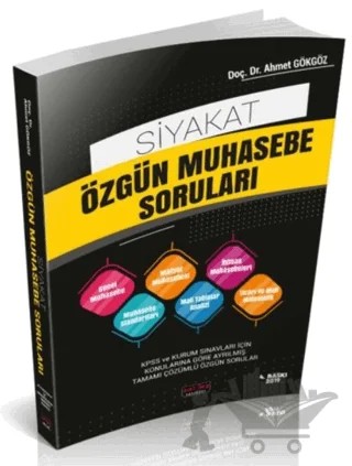 Siyakat Özgün Muhasebe Soruları – Ahmet Gökgöz – Savaş Yayınevi kitap kapağı