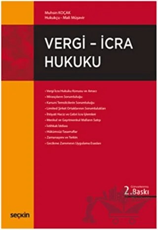 Vergi - İcra Hukuku – Muhsin Koçak – Seçkin Yayıncılık kitap kapağı