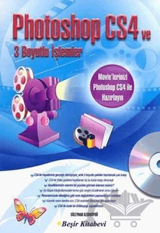 Photoshop Cs4 ve 3 Boyutlu İşlemler – Süleyman Uzunköprü – Beşir Kitabevi kitap kapağı
