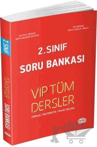2. Sınıf VIP Tüm Dersler Soru Bankası – Kolektif – Editör Yayınevi kitap kapağı