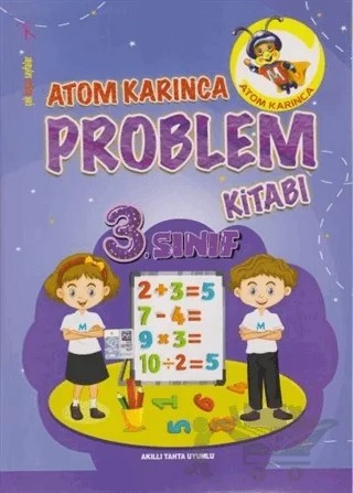 Atom Karınca 3. Sınıf Problemler Kitabı – Ahmet Çelikkol – Atom Karınca Yayınları kitap kapağı
