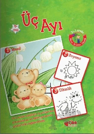 Üç Ayı - Üçü Bir Arada – Kolektif – Çilek Kitaplar kitap kapağı