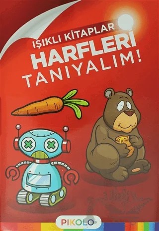 Harfleri Tanıyalım - Işıklı Kitaplar – Kolektif – Pikolo Yayınevi kitap kapağı