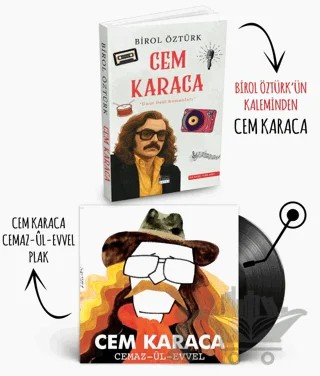 Plaklı Kitaplar - Cem Karaca Cemaz-ul-Evvel Plak – Birol Öztürk – Plak kitap kapağı