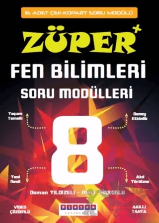 8. Sınıf Züper Fen Bilimleri Soru Modülleri – Osman Yıldızeli, Mert Türkoğlu – Platon Yayıncılık kitap kapağı