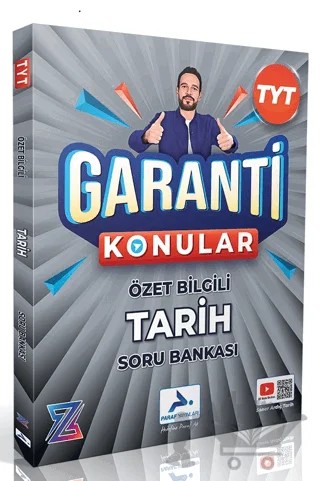 Paraf Z Takım TYT Tarih Garanti Konular Soru Bankası – Kollektif – Paraf Yayınları kitap kapağı