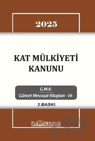 Kat Mülkiyeti Kanunu – Kolektif – Platon Hukuk kitap kapağı